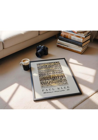 Paul Klee Çerçevesiz Poster, Modern Dekoratif Çerçevesiz Poster, Tablo, Paulklee-1, 30 X 40