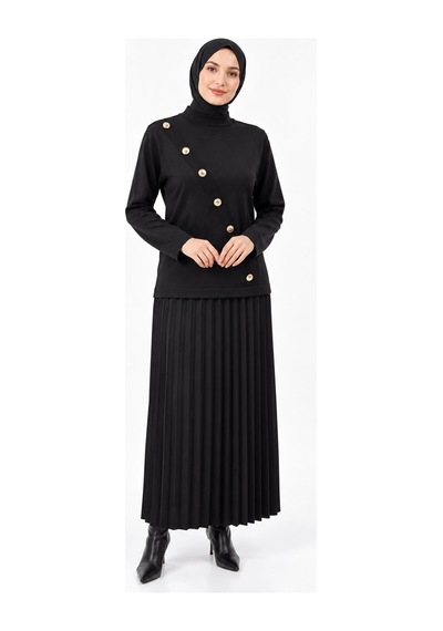 Nuss Triko Tunik Siyah 206