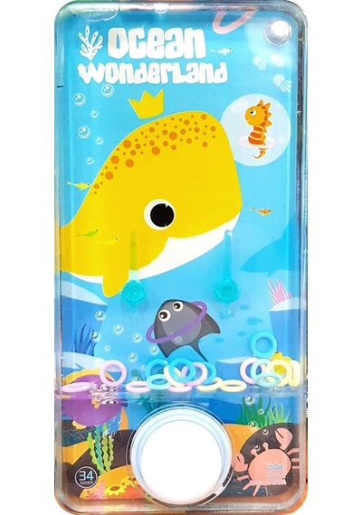 Yellow Okyanus Dünyası Sulu Halka Oyunu Transparent Water Ring Game Water Ring Ocean World For Kids
