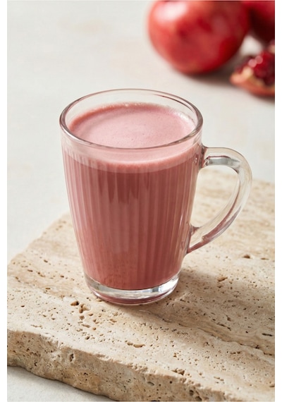 Lav Hestia Cam Kupa 3 Kişilik 400 ml Kulplu (Kahve/Çay Bardağı)