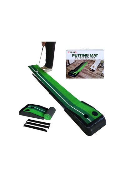 Özel Seri Spor Aleti Eğlence Pratik Glf-100 Mini Golf Sahası 30x250 Cm Çok Renkli