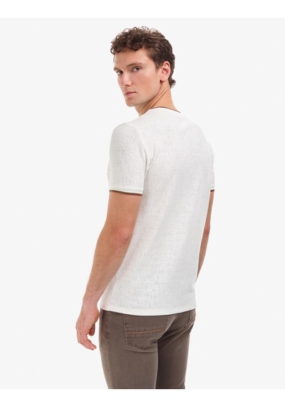 Pierre Cardin Erkek Ekru Tişört 50321064-vr019