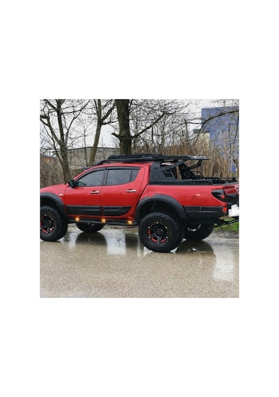 2007-2014 Mitsubishi L200 Kapı Gövde Kaplama Koruma Kabartma Mat Siyah