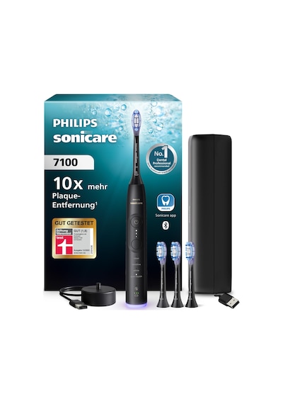 Philips Sonicare 7100 Elektrikli Diş Fırçası, Uygulamalı Sonic Diş Fırçası, 4 Fırçalama Modu Ve 3 Yoğunluk Seviyesi, Basınç Kontrolü, Easystart, Smartimer, Siyah, Model Hx7421/08 Yeni Teknoloji Philips Sonicare 7100 Elektrikli Diş Fırçası, Uygulamalı Sonic Diş Fırçası, 4 Fırçalama Modu Ve 3 Yoğunluk Seviyesi, Basınç Kontrolü, Easystart, Smartimer, Siyah, Model Hx7421/08 Yeni Teknoloji