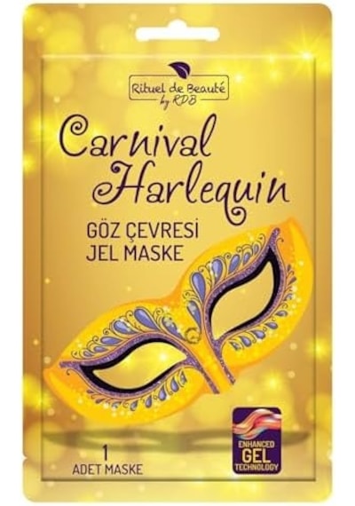 Göz Çevresi Karnaval Maske Harlequin