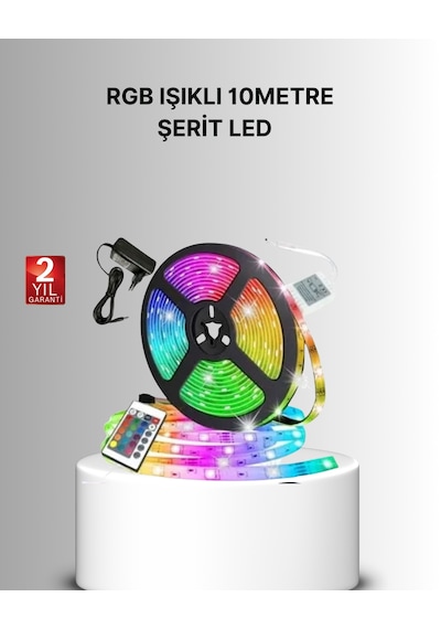 Uzaktan Kumandalı Rgb Smart Şerit Led Işık Esnek Ve Taşınabilir Dekorasyon - Lisinya