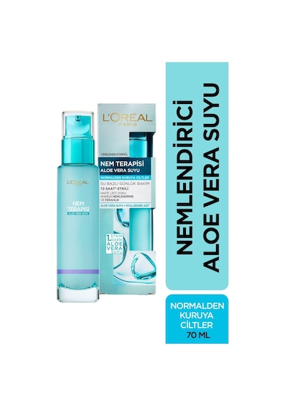 L'Oreal Paris Nem Terapisi Aloe Vera Suyu Kuru Ve Hassas Ciltler Için Nemlendirici Krem
