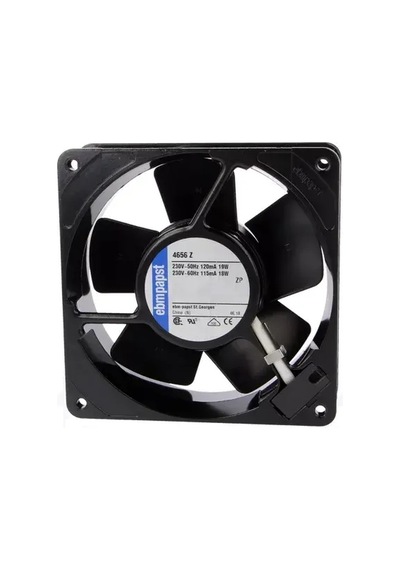 Ebmpapst 4656z Aksiyel Soğutma Fanı 230v Ac 119x119x38 Mm - Metal Gövdeli / Bilyalı Yataklı