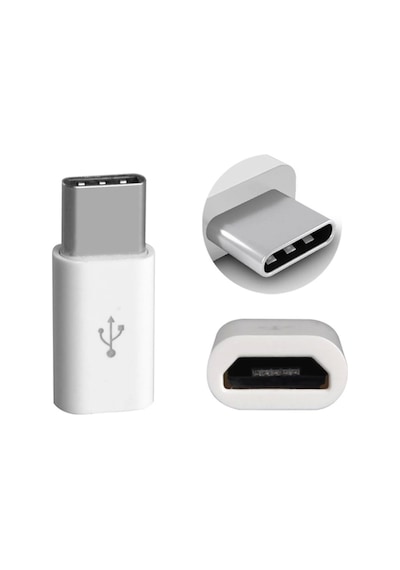 Usb 3.1 Type C To Mikro Usb Şarj Dönüştürücü Çevirici Adaptör Samsung Uyumlu Note 7 Lg G5 Gm5 Plus Mac