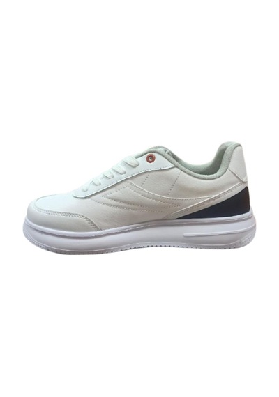 M.P. 231-1087 Mr. Erkek Beyaz-Turuncu Sneaker Ayakkabı - 40 Beyaz