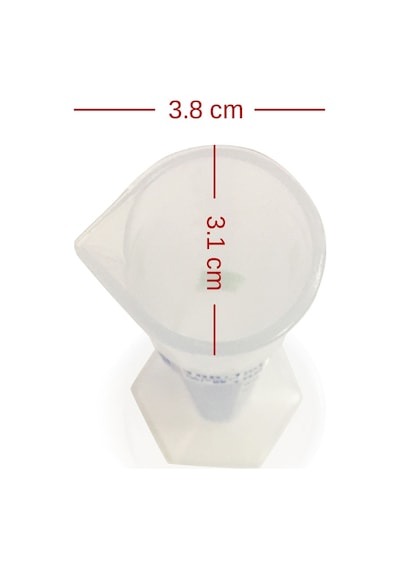 Isolab 100Ml Plastik Mezür Mavi Skala N11.36885