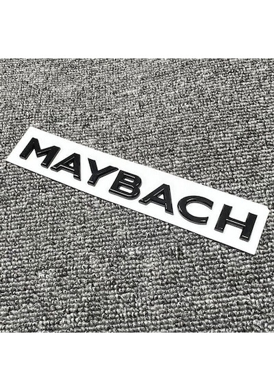 Vtr Maybach Piano Black Yeni Tip Bagaj Yazısı 3m 3d Abs Mercedes 709