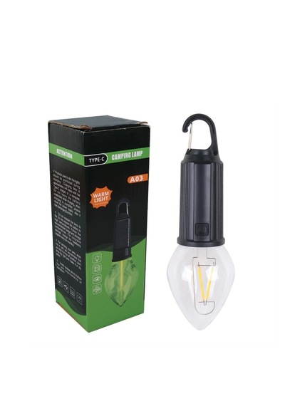 Solar Led Ampul Güneş Enerjili + Usb Şarjlı Bahçe Balkon Teras Kamp Karavan Aydınlatması Lambası 1