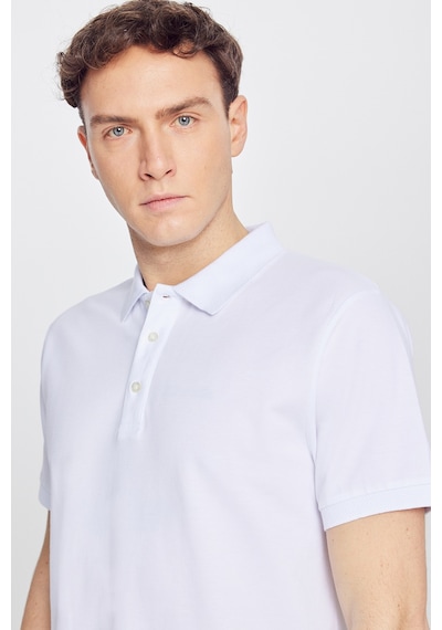 AC&Co / Altınyıldız Classics Altinyildiz Classics 4A4820200001BYZL Erkek Beyaz Slim Fit Dar Kesim Polo Yaka %100 Pamuk Tişört Beyaz AC&Co / Altınyıldız Classics Altinyildiz Classics 4A4820200001BYZL Erkek Beyaz Slim Fit Dar Kesim Polo Yaka %100 Pamuk Tişört Beyaz