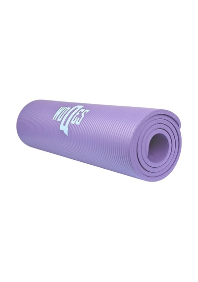 Woqes Konforlu Ve Kaymaz Nbr Yoga Matı 10 Mm Kalınlık Ekstra Destekli Ve Dayanıklı Tasarım Mor