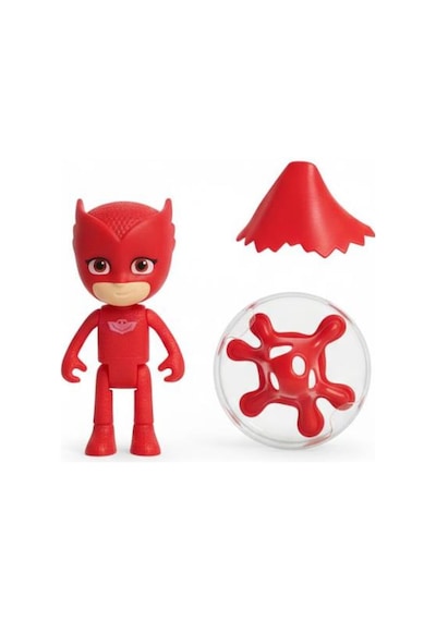 Pj Maskeliler Tekli Aksesuarlı Figür Karakter Oyun Seti Pj Mask Kırmızı