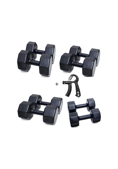 Ps Spor 4 Çift Dambıl Set+sayaçlı Ayarlanabilir El Yayı 3 Kg 6 Kg 8 Kg 10 Kg