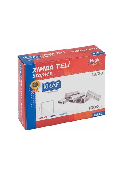 Kraf Zımba Teli No 23/20 1000'li Paket