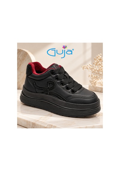 Guja 26k420 Taş Detaylı Rahat Kışlık Sneaker Kömür - 924693008 Kömür