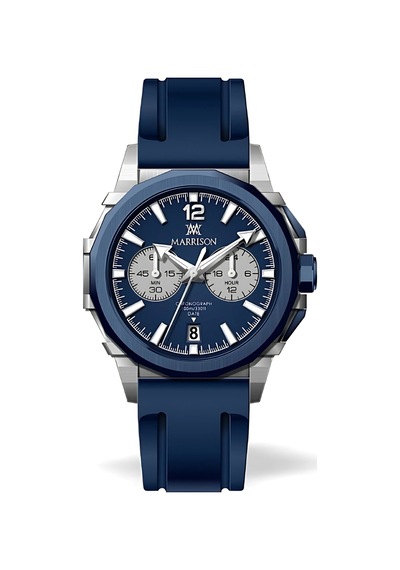 Warren Marrison Mr25006-b Quartz Erkek Kol Saati Gümüş - Lacivert