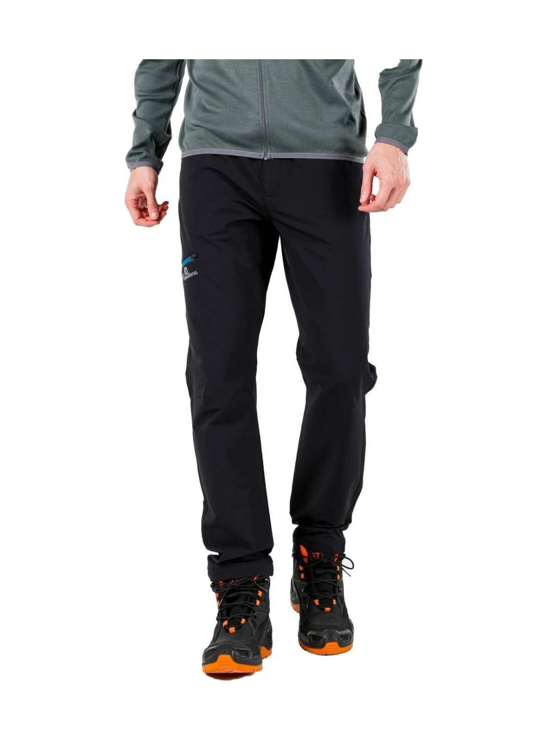 Woolona Trek Çift Yüzlü Erkek Trekking Pantolonu Black