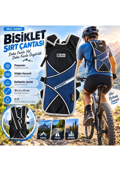 Bisiklet Sırt Çantası Siyah