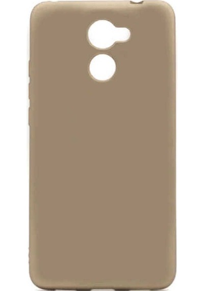 Huawei Y7 Prime Kılıf Zore Premier Silikon Kapak Gold
