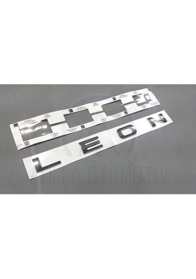 Seat Leon Mk1 Mk2 1p 5f 2006-2020 Bagaj Yazısı Krom