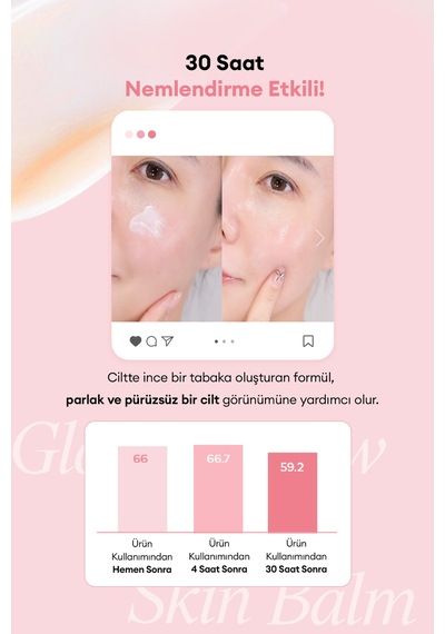 Parlak Ve Pürüzsüz Görünüm Sağlayan Nemlendirici Makyaj Bazı Mıssha Glow Skin Balm 20ml