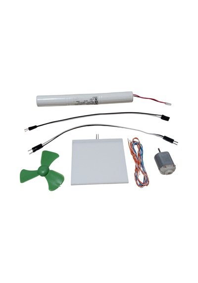 Dc 3.6v Pil Led Panel Motor Pervane Öğrenci Elektrik Devresi Hobi Deney Seti 18780034