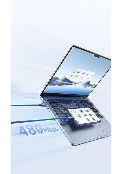 Ca-5740 100 W Type-c To Type-c Hızlı Şarj Kablosu 1.2 M Siyah