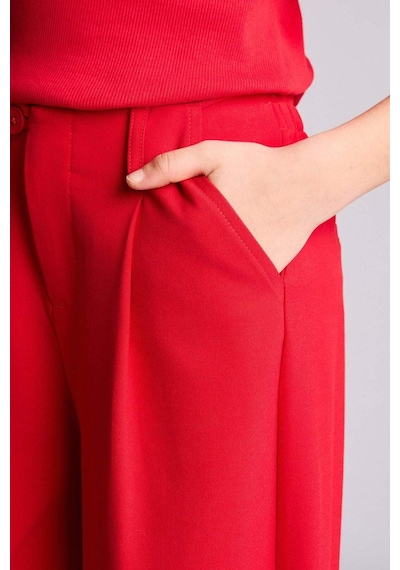 Defacto Wıde Leg Geniş Paça Pantolon Kız Çocuk H0146a826smrd282 Kırmızı-rd282
