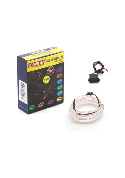 Ayrex Araç İçi Torpido Ledi12v İp Neon Beyaz 2mt