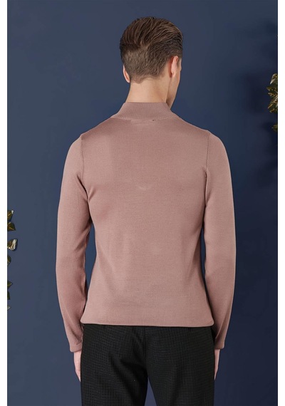 Efor Tr 861 Slim Fit Gül Kurusu Klasik Triko Gülkurusu