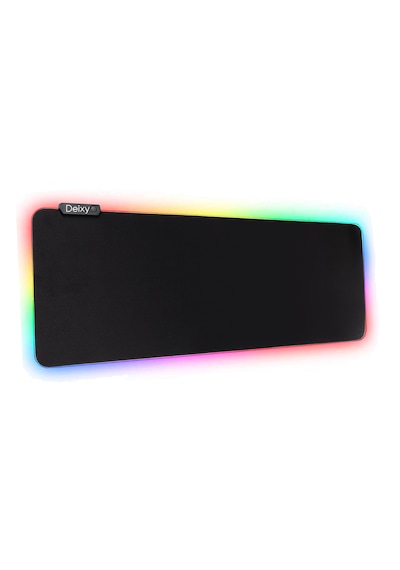 Rgb 13 Değişen Ledli Düz Siyah 80x30 Cm Gaming Oyuncu Su Geçirmez Mousepad Işıklı Mouse Pad Siyah