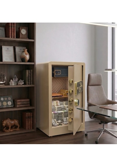 Closter Clp-70 Pro-gl Profesyonel Çelik Para Kasası 70 Cm Gold