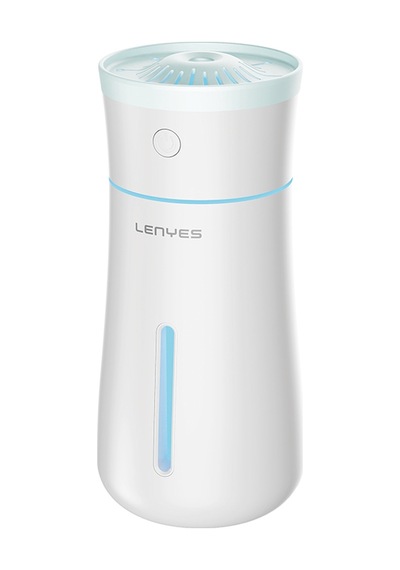Lenyes Lhu03 Vazo Tipi Rgb Atmosfer Işıklı Nano Sprey Sessiz Hava Nemlendirici Beyaz
