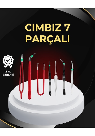 Model Yapımı Ve Anakart Tamiri İçin Hassas 7 Li Cımbız Seti 61410801