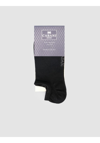Bambu Siyah Erkek Sneaker Çorap Siyah