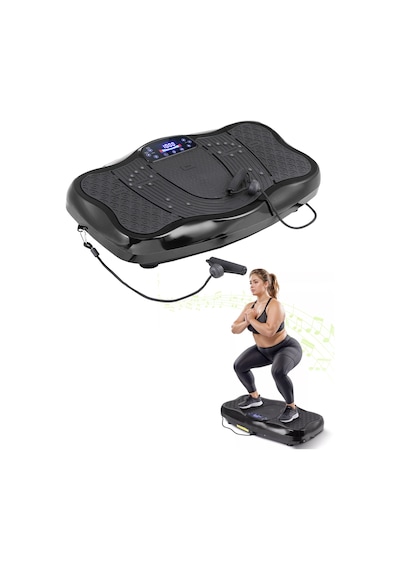 Deluxe Vibration Plate Titreşimli Spor Aleti Siyah