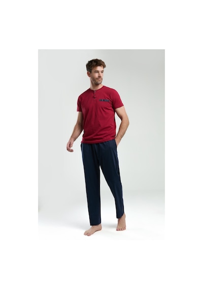 Arnetta Erkek Bordo Pijama Takımı Ar3354-s-v2 Bordo
