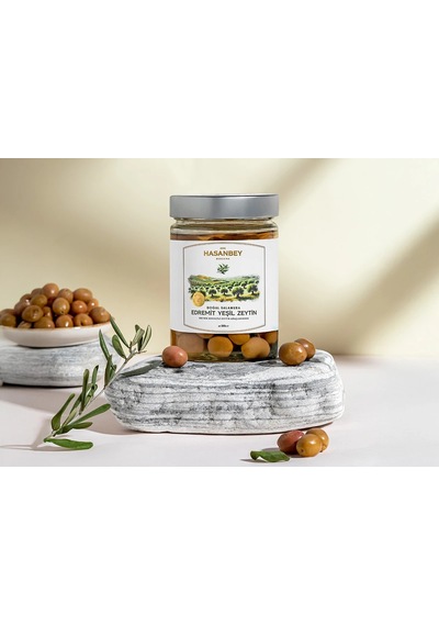 Doğal Salamura Yeşil Zeytin 500 Gr