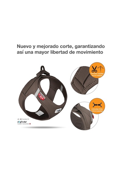 Vest Harness Curli Clasp Air-mesh Brown Xs Çok Renkli