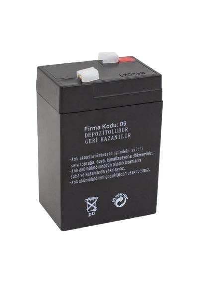 Atex Ax-604 6v 4ah Bakımsız Kuru Işıldak Aküsü