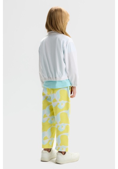 Nk Kids Kız Çocuk Summer Pantolon Nk-51507 Sarı