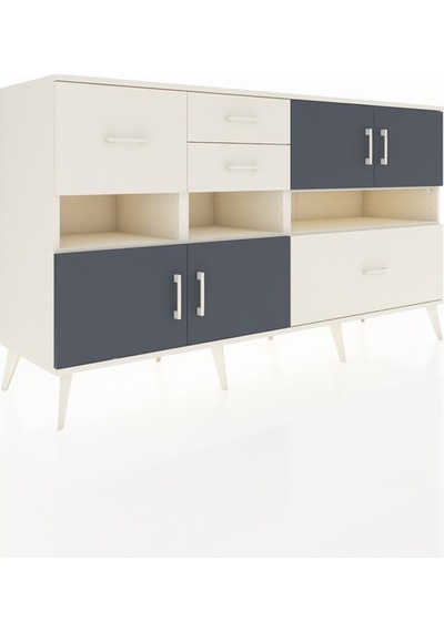 Hyperion Konsol 5 Raflı 4 Çekmeceli 4 Kapaklı 176x44x99 Aytaşı-an Aytaşı-antrasit/aytaşı Hyperion Konsol 5 Raflı 4 Çekmeceli 4 Kapaklı 176x44x99 Aytaşı-an Aytaşı-antrasit/aytaşı