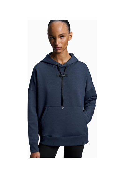 On Relaxed Hoodie Lumos Kadın Kapüşonlu Sweatshirt Lacivert