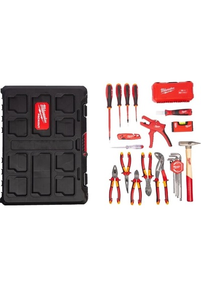 Milwaukee Packout Elektrikçi Set 62 Parça 4932499466