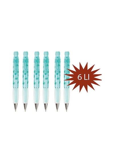 Serve Deep Versatil Kalem Deep 0.7 Mm Kruvasan & Kahve 6 Lı Paket 0