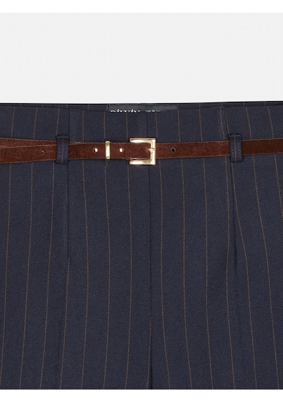 Dilvin 72254 Kemerli Culotte Pantolon-lacivert Lacivert